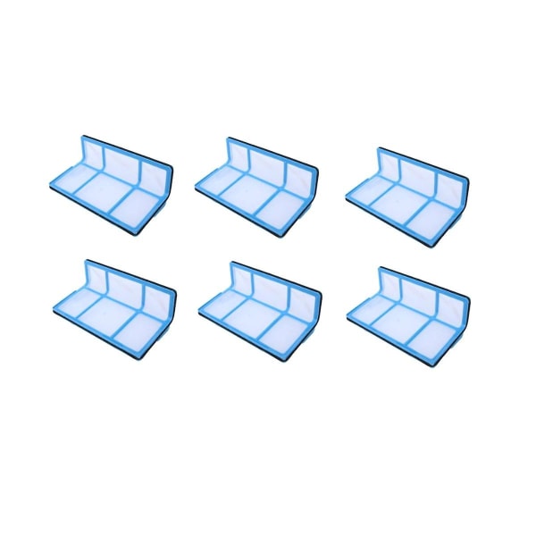 6 stk. Erstatningshovedfilter for V3s V3s Pro V5 V5s V5s Pro Robotstøvsuger