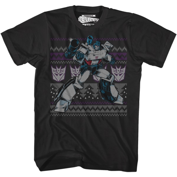 Megatron Faux Fula Jultröja Transformers T-shirt XXXL