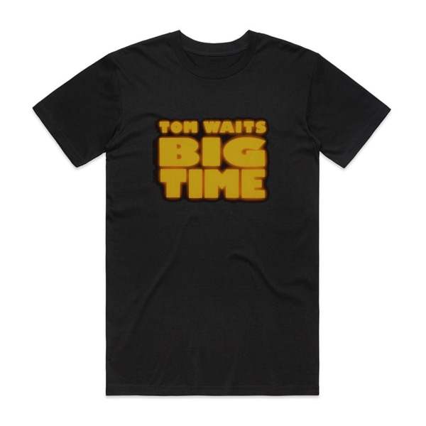 Tom Waits Big Time Album Cover T-Shirt Svart M