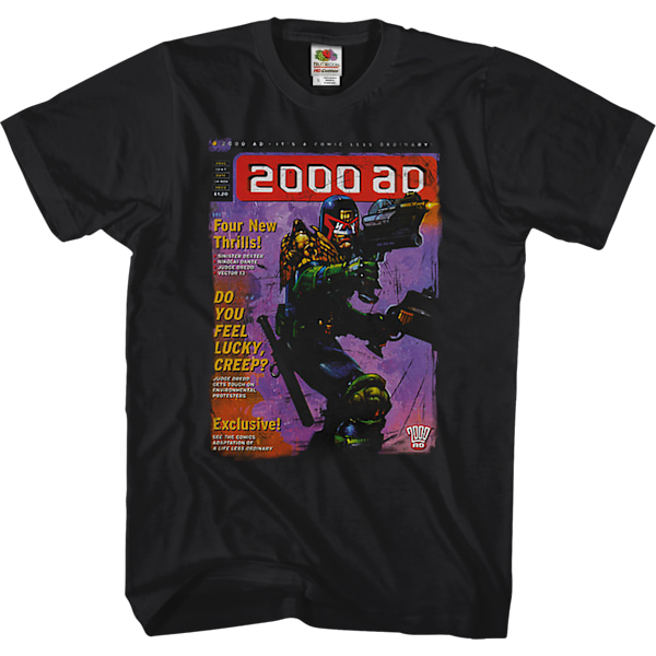 Sarjakuva Kansi Judge Dredd T-paita Uusi M