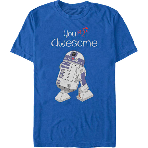 Du Er R2 Awesome Star Wars T-Shirt L
