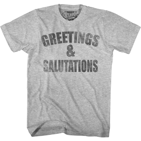 Greetings and Salutations Heathers T-shirt XXXL