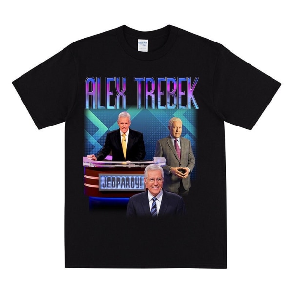 ALEX TREBEK Hyldest T-shirt Black S