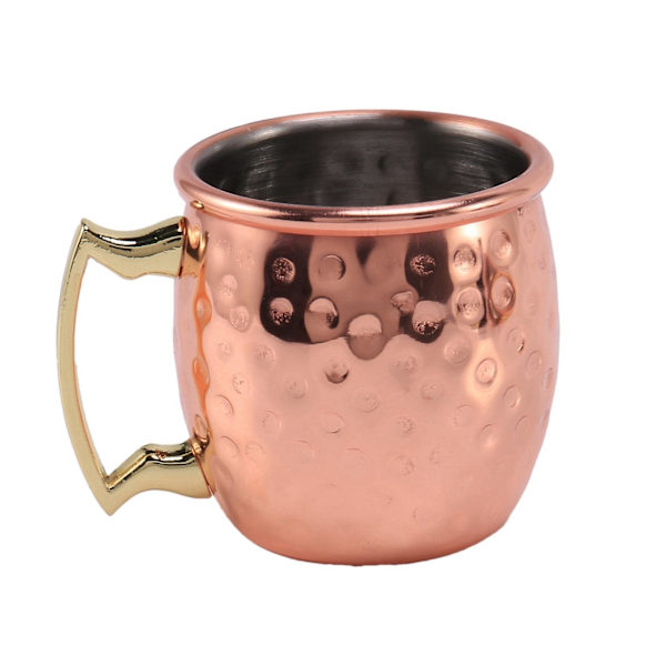 Mini 2oz Rostfritt Stål Moscow Mule Mugg Espresso Mini Mugg Kopparpläterad Mugg Shot Mugg Set