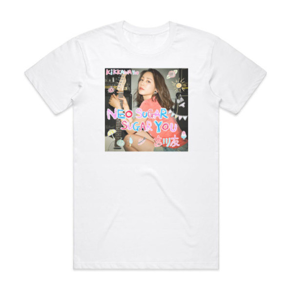 You Kikkawa Neo Sugar Sugar You Album Cover T-shirt Hvid M