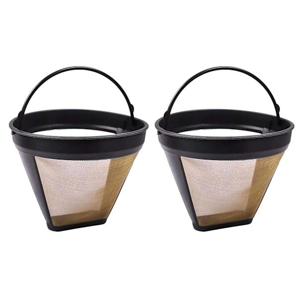 2 st återanvändbara konformade kaffefilter för Machi - Ersätt dina permanenta kaffefilter