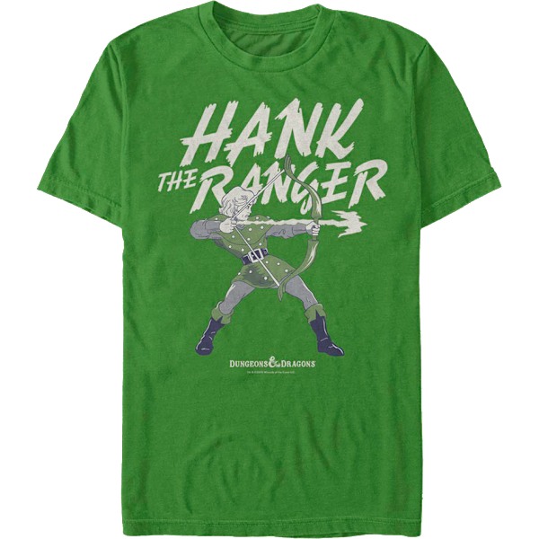 Hank Rangerin Toiminta-Asento Dungeons & Dragons T-paita M