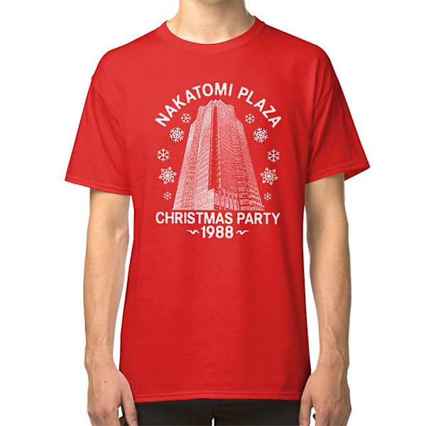 BÄSTSÄLJARE!!! Die Hard - Jul - Nakatomi Plaza T-shirt red M