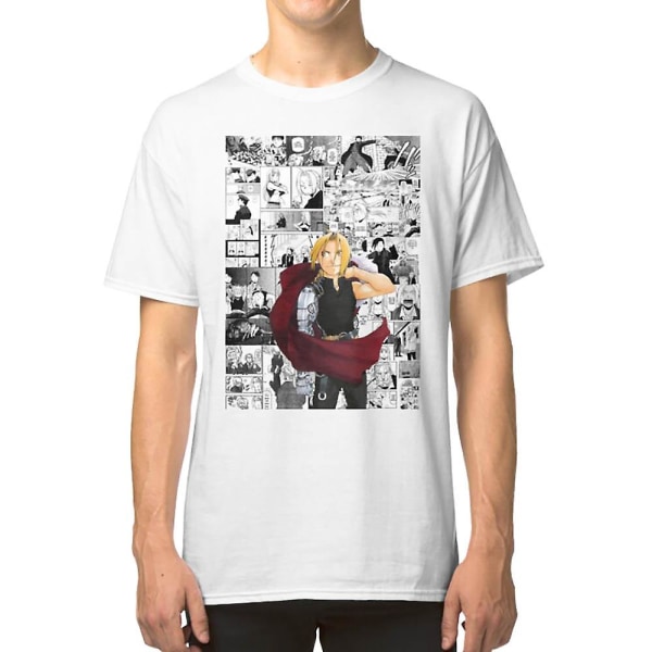 Edward Elric Manga Collage T-skjorte XL