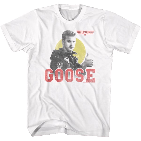 Distressed Goose Top Gun T-shirt M