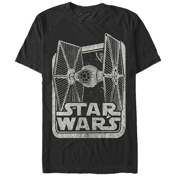 Svart och vit TIE Fighter Star Wars T-shirt XXL
