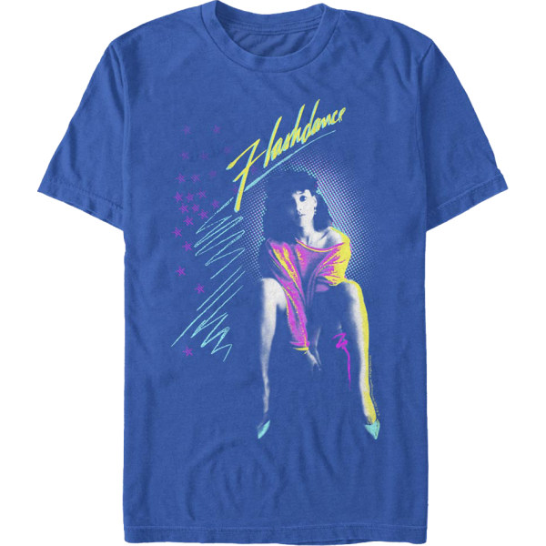 Retro Poster Flashdance T-shirt XXXL