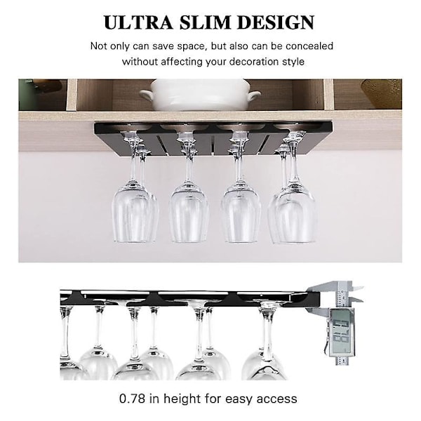 Vinglasställ - Under Skåp Högbenställ, Vinglasställ Glas Köksförvaring Hängare
