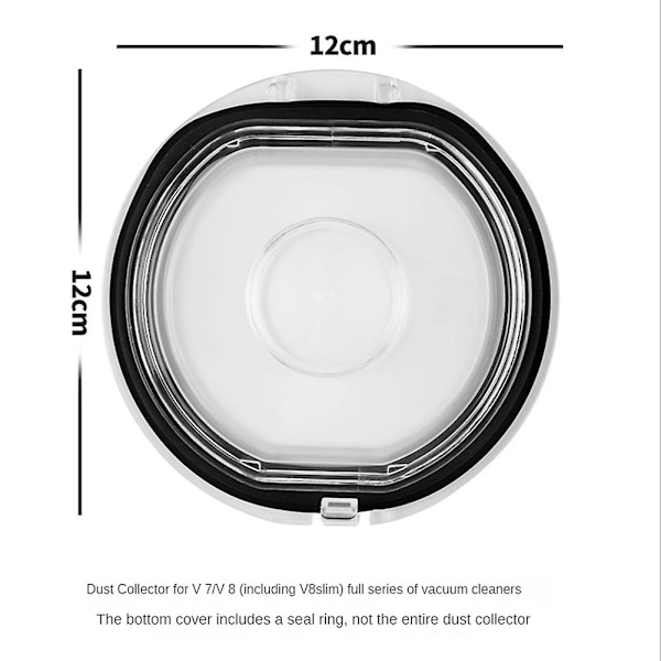 V7 V8/v8 Slim Dammsugare Sopsäck Locket Tätningsring Skydd Sopsäck Bottenlock Tätning