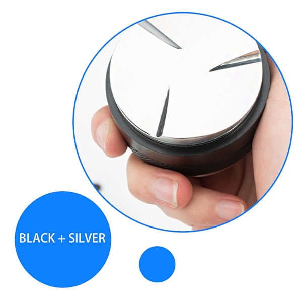51mm Espresso Tamper og Dispenser, Dobbelt Hoved Kaffe Nivellering, Dybdejusterbar - Professionel Espresso