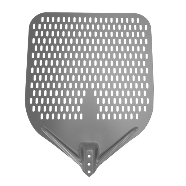 2 st 14 tum Rektangulär Pizzaskrapa, Perforerad Pizzapaddel Aluminium Pizzapelle, Ba Pizzautrustning