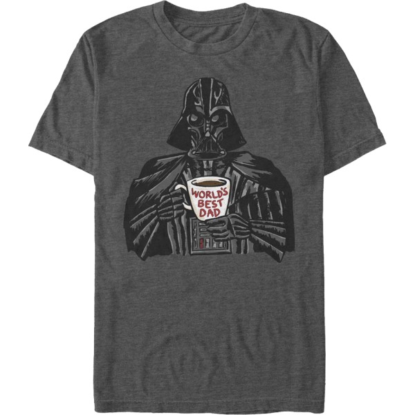 Darth Vader världens bästa pappa kaffe kopp Star Wars T-shirt L