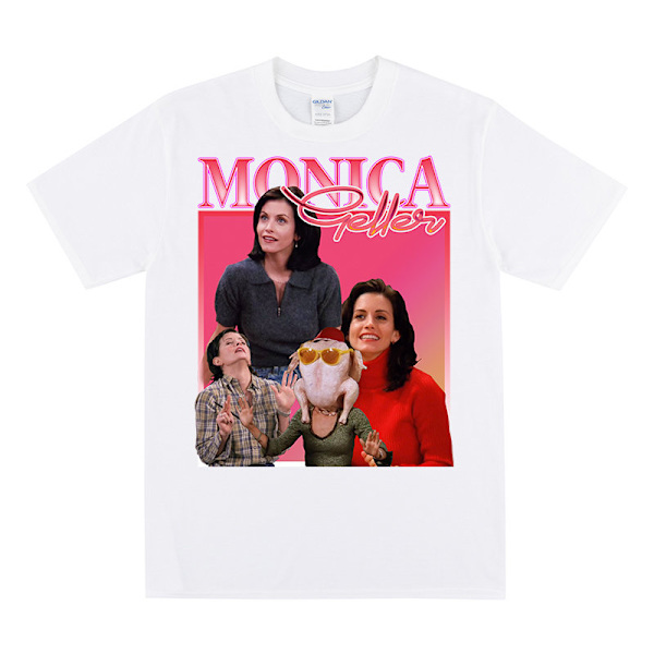 MONICA GELLER -kunnianosoitus T-paita White XXL