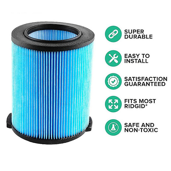 Vf5000 5-20 Gallons Dammsugare Vikt Papper Hård Dammsugare Element Ersättningsfilter