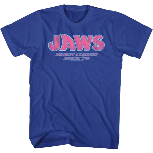 Beach Closed Since '75 Jaws T-Shirt XXL