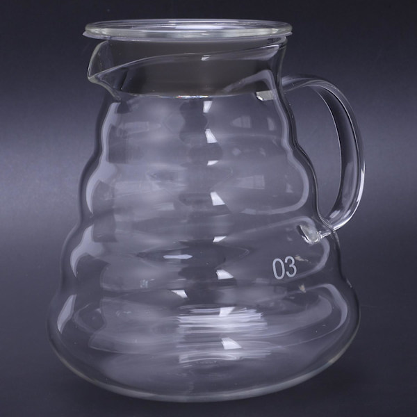 V60 Häll-i-glas-kaffebryggare Perkolator Transparent 800ml