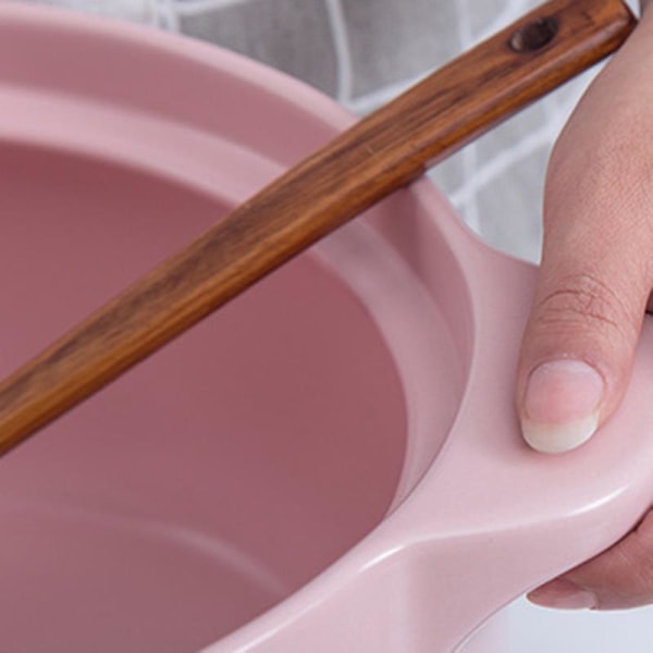 1000ml Pink Pig Högtemperaturbeständig gryta med handtag Keramik