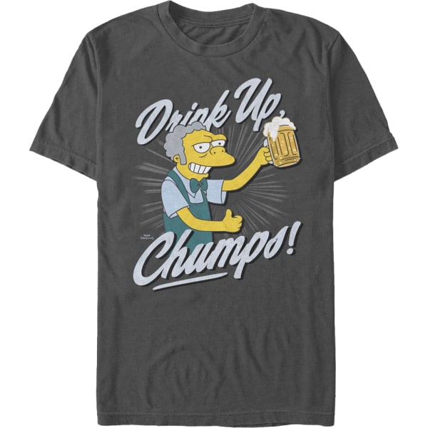 Drick Upp Idioter Simpsons T-Shirt XL