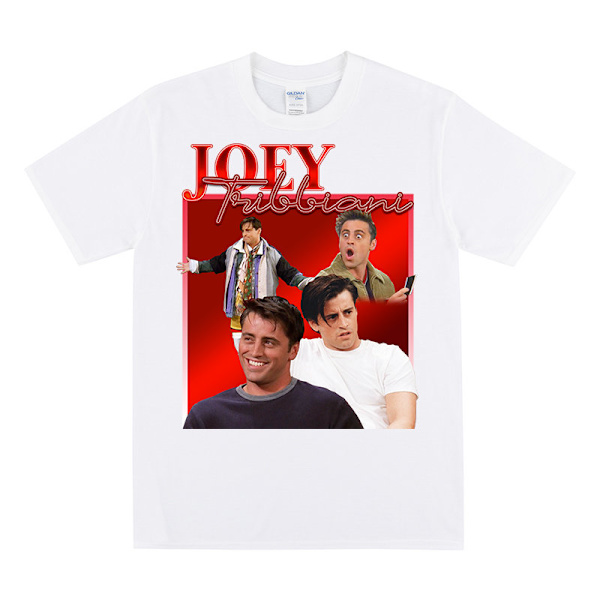 JOEY TRIBBIANI Hyldest T-shirt Til Hendes White XXL