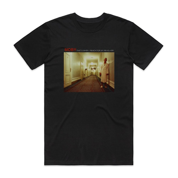 Moby Thats When I Reach For My Revolver Album Cover T-skjorte Svart M