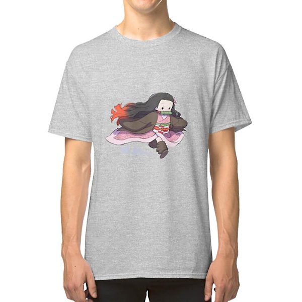 Liten Nezuko T-skjorte grey M