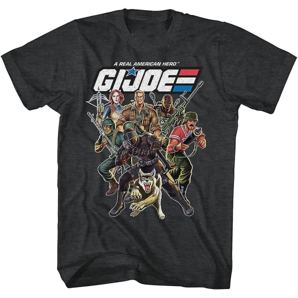 Distressed Real American Hero GI Joe T-shirt L