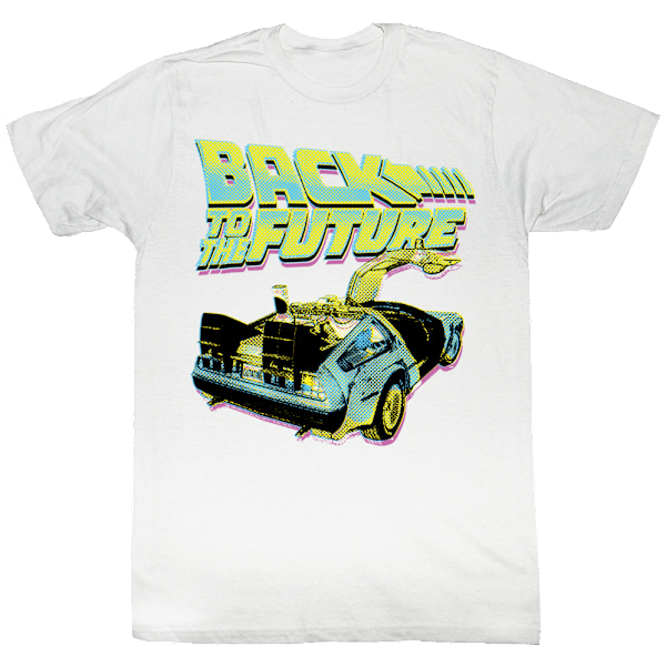 Neon Tilbage Til Fremtiden T-shirt M