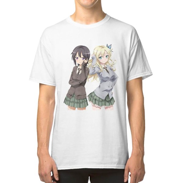 Haganai - Sena og Yozora T-skjorte XXXL