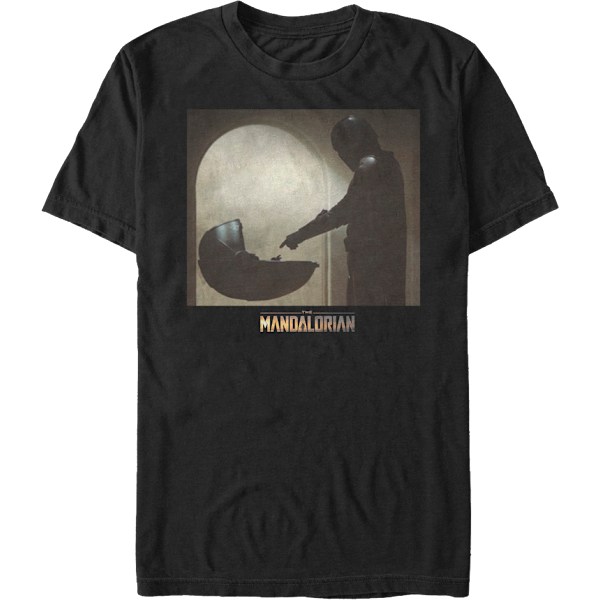 Mød Barnet Star Wars The Mandalorian T-Shirt L