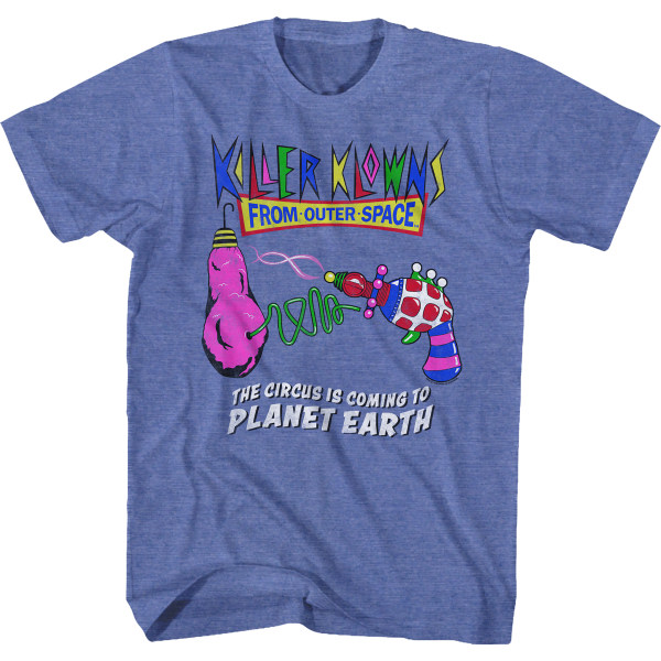 Circus Is Coming To Planet Earth Killer Klowns From Outer Space T-skjorte XXL