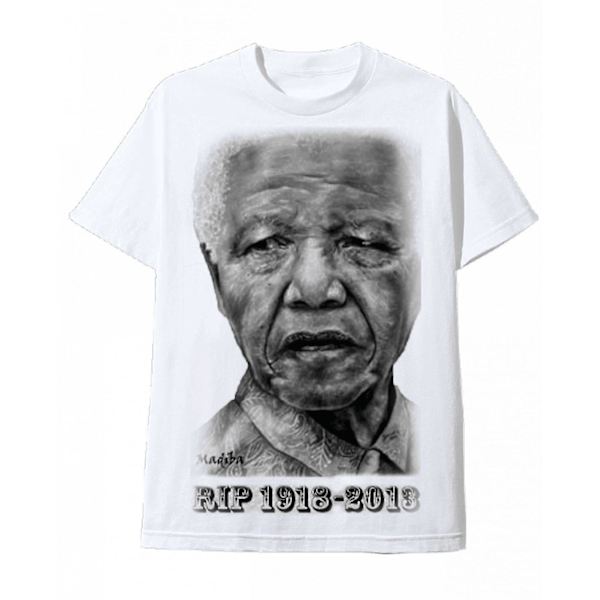 T-skjorte Nelson Mandela Rip XL