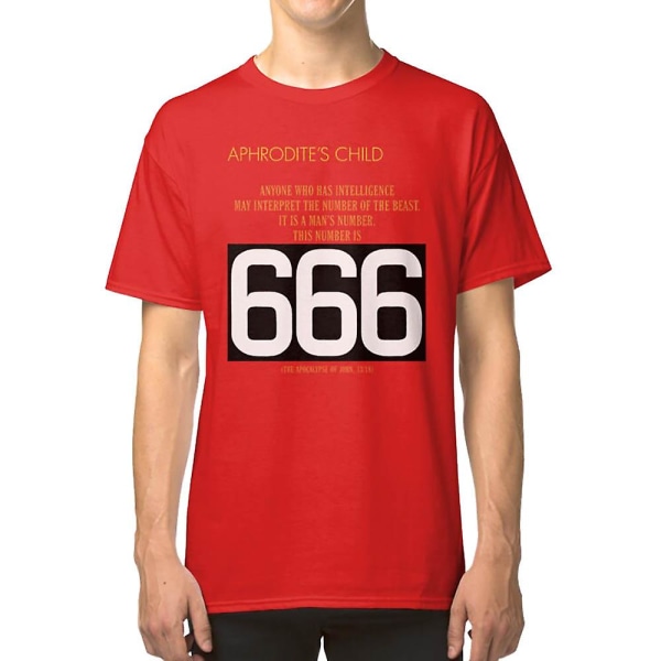 Aphrodite's Child - 666 T-skjorte XL