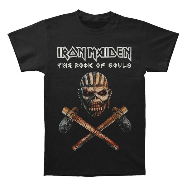 Iron Maiden Axe Colour Book Of Souls T-paita L