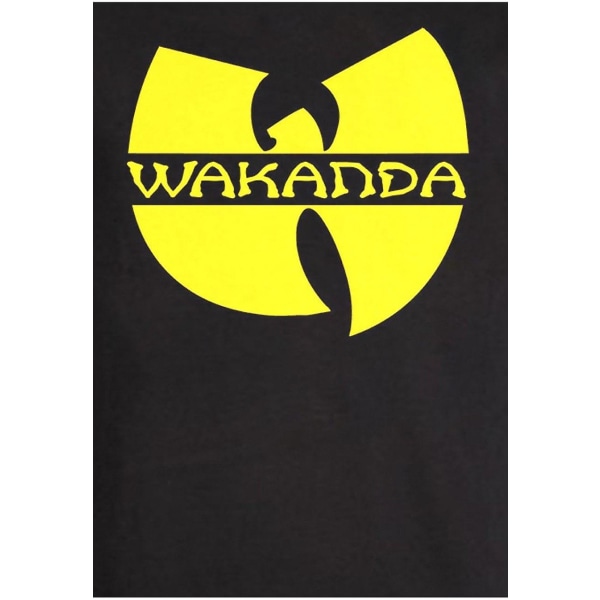 Wakanda T-skjorte Noir Wakanda Wu Tang Black Panther XL