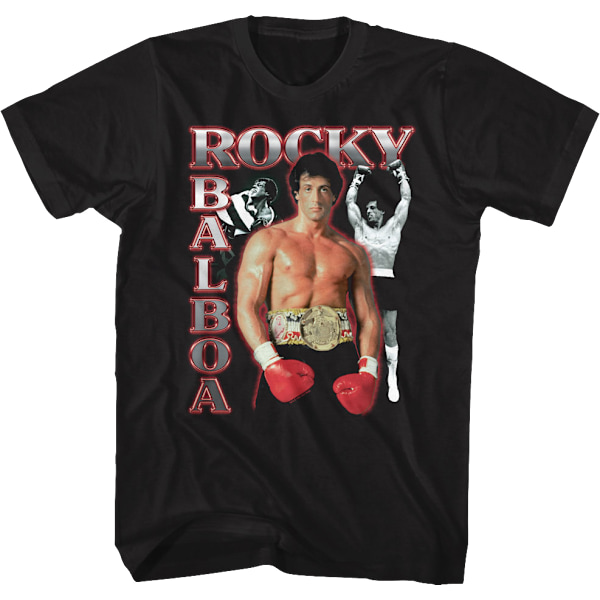 Rocky Balboa Collage Rocky T-shirt M