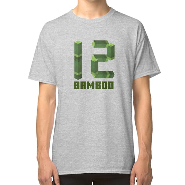 12 Bamboo Hermitcraft T-shirt grey L