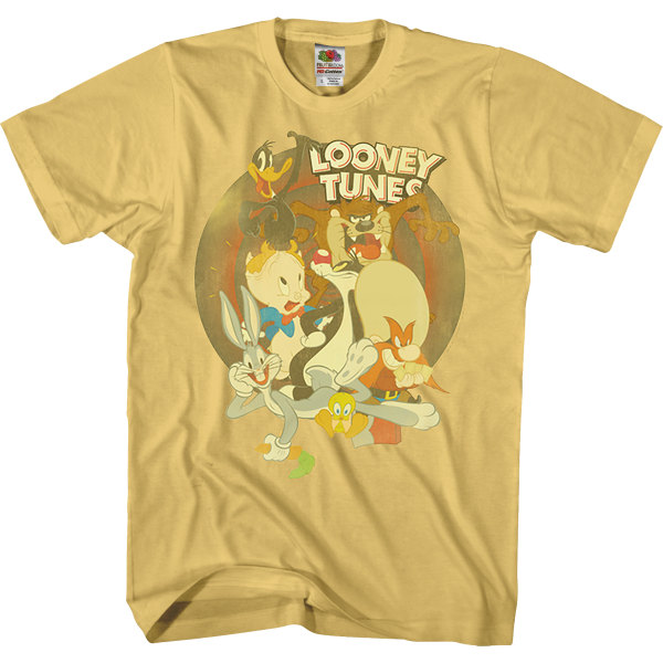 Distressed Looney Tunes T-shirt XL