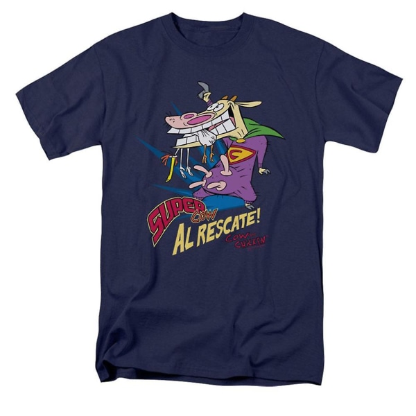 Cow And Chicken Super Cow T-shirt XL