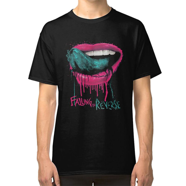 Falling in Reverse Lips Naisten Seksikäs Tankki Mukautettu Liivi T-paita L