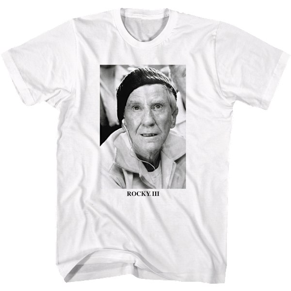 Svart och vit Mickey-foto Rocky III T-shirt L