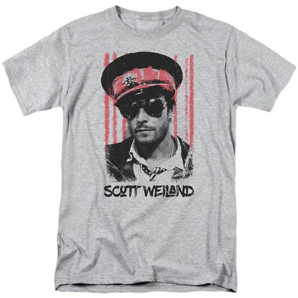 Scott Weiland Musta Hattu Aikuisten T-paita L