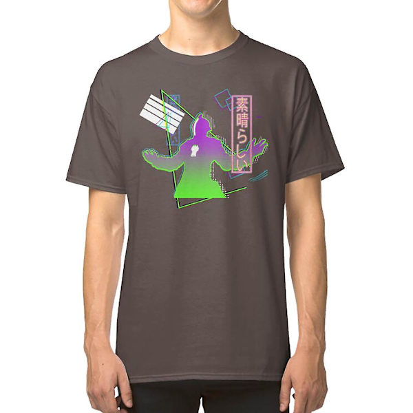 Made In Abyss - SUBARASHI - Outrun Design T-shirt darkgrey M