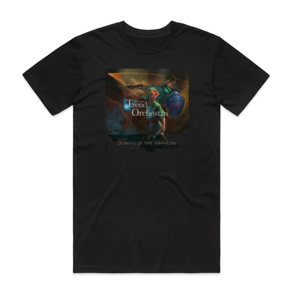 The Marcus Hedges Trend Orchestra Ocarina Of Time Symphony Album Cover T-Shirt Sort S