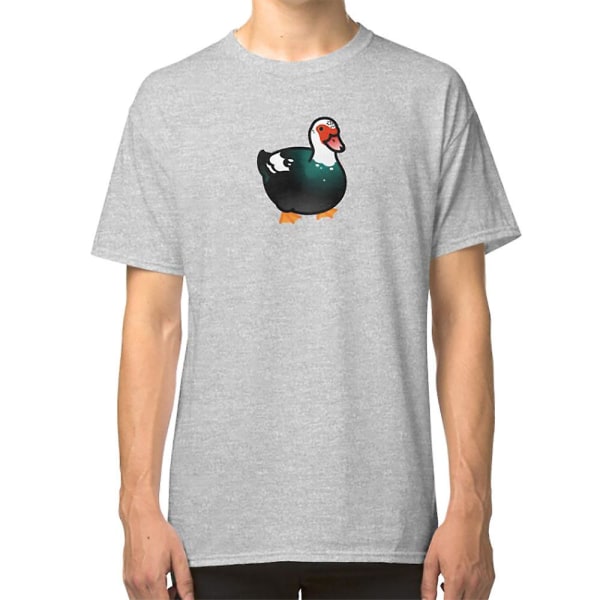 Chubby Muscovy Duck T-shirt grey XXXL