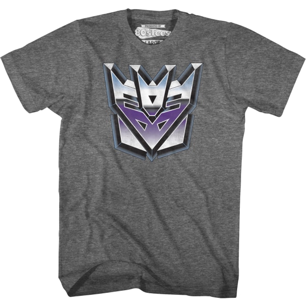 Retro Decepticon Logo Transformers T-skjorte M